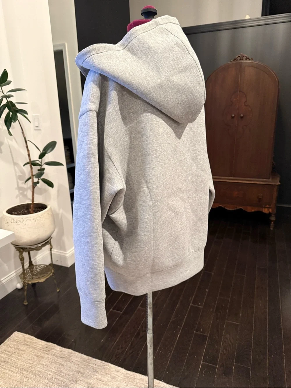 Anine Bing Grey Bond Zip Hoodie - Picture 5 of 15
